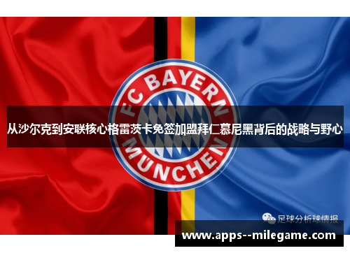 从沙尔克到安联核心格雷茨卡免签加盟拜仁慕尼黑背后的战略与野心